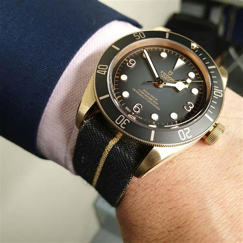 tudor black bay bronze strap